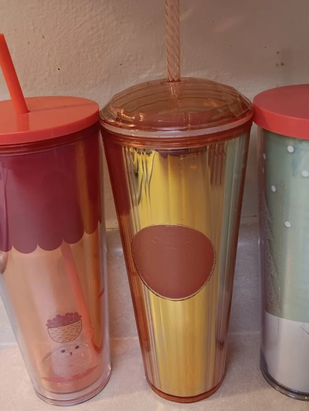 Starbucks Assortment of 6 beverage tumbles 24 oz.